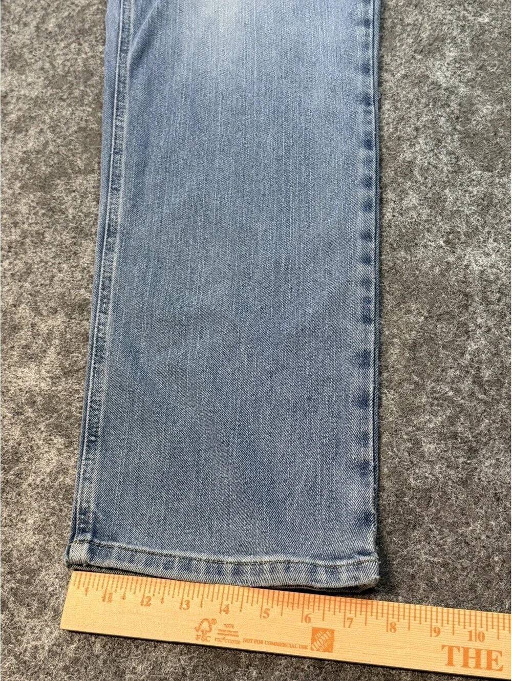 Carhartt Original Fit Jeans Mens 40x32 Light Wash Straight Leg Denim Pants